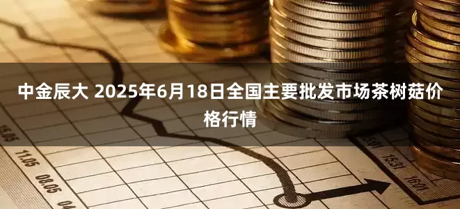 中金辰大 2025年6月18日全国主要批发市场茶树菇价格行情