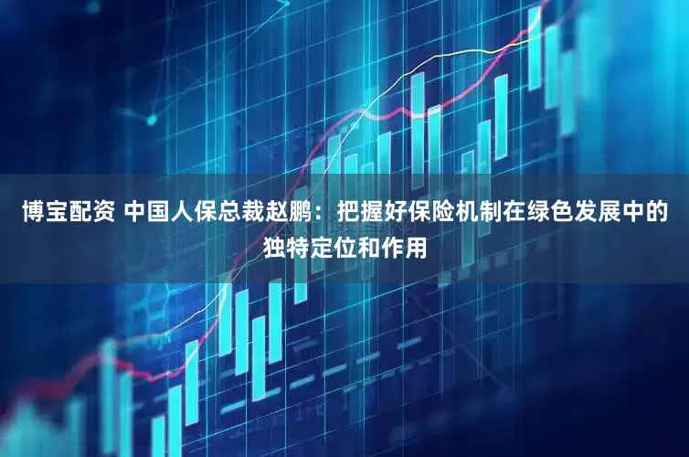 博宝配资 中国人保总裁赵鹏：把握好保险机制在绿色发展中的独特定位和作用