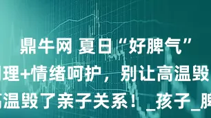 鼎牛网 夏日“好脾气”童：饮食调理+情绪呵护，别让高温毁了亲子关系！_孩子_脾胃_父母