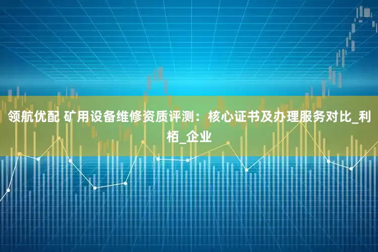 领航优配 矿用设备维修资质评测：核心证书及办理服务对比_利栢_企业